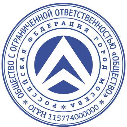 Макет печати с логотипом